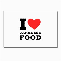 I Love Japanese Food Postcard 4 x 6  (pkg Of 10) by ilovewhateva