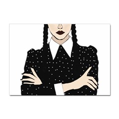 Wednesday Addams Sticker A4 (10 Pack) by Fundigitalart234