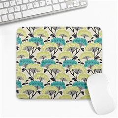 Flora Nature Color Japanese Patterns Large Mousepad by Cowasu