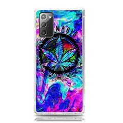 Cannabis Psychedelic Samsung Galaxy Note 20 Tpu Uv Case by Cowasu