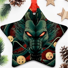 Dragon Art Ornament (star) by Cowasu