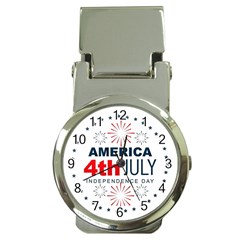 Independence Day Usa Money Clip Watches by Ravend