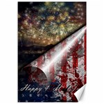 Independence Day Background Abstract Grunge American Flag Canvas 12  x 18  11.88 x17.36  Canvas - 1