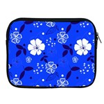 Blooming-seamless-pattern-blue-colors Apple iPad 2/3/4 Zipper Cases Front