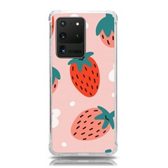 Strawberry-seamless-pattern Samsung Galaxy S20 Ultra 6 9 Inch Tpu Uv Case by uniart180623