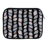 Seamless-pattern-with-interweaving-braids Apple iPad 2/3/4 Zipper Cases Front