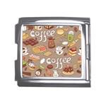 Vector-seamless-pattern-with-doodle-coffee-equipment Mega Link Italian Charm (18mm) Front