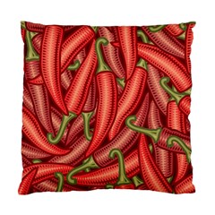 Seamless-chili-pepper-pattern Standard Cushion Case (two Sides) by uniart180623