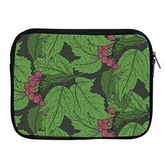 Seamless-pattern-with-hand-drawn-guelder-rose-branches Apple Ipad 2/3/4 Zipper Cases by uniart180623