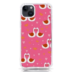 Swan-pattern-elegant-style Iphone 14 Plus Tpu Uv Print Case by uniart180623