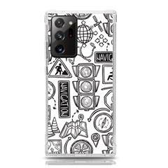 Navigation-seamless-pattern Samsung Galaxy Note 20 Ultra Tpu Uv Case by uniart180623