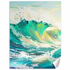 Waves Ocean Sea Tsunami Nautical Art Canvas 36  X 48  by uniart180623