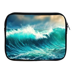 Waves Ocean Sea Tsunami Nautical Painting Apple Ipad 2/3/4 Zipper Cases by uniart180623