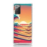 Waves Ocean Sea Tsunami Nautical Art Nature Samsung Galaxy Note 20 TPU UV Case Front