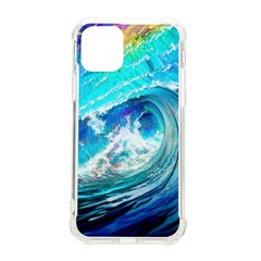Tsunami Waves Ocean Sea Nautical Nature Water Painting Iphone 11 Pro 5 8 Inch Tpu Uv Print Case by uniart180623