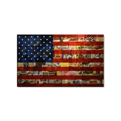 Usa Flag United States Sticker Rectangular (10 Pack) by uniart180623