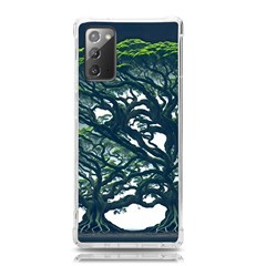 Tree Leaf Green Forest Wood Natural Nature Samsung Galaxy Note 20 Tpu Uv Case by Ravend