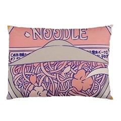 Ramen Kawaii Aesthetic Pink Pillow Case (two Sides) by Bangk1t