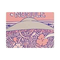 Ramen Kawaii Aesthetic Pink Premium Plush Fleece Blanket (mini) by Bangk1t