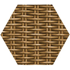 Brown Digital Straw - Country Side Wooden Puzzle Hexagon by ConteMonfrey