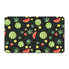 Watermelon Berries Patterns Pattern Magnet (rectangular) by uniart180623