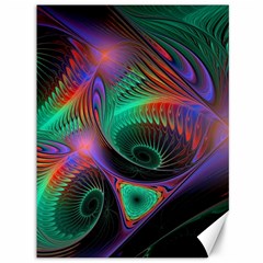 Circle Art 3d Artwork Graphics Vortex Colorful Digital Art Canvas 36  X 48  by uniart180623