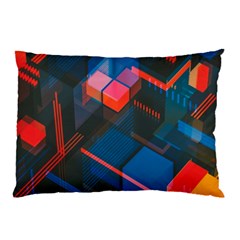 Minimalist Abstract Shaping Abstract Digital Art Minimalism Pillow Case (two Sides) by uniart180623