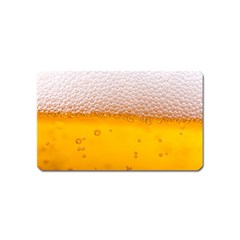 Beer Texture Liquid Bubbles Magnet (name Card) by uniart180623