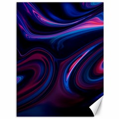 Purple Blue Swirl Abstract Canvas 36  X 48  by uniart180623