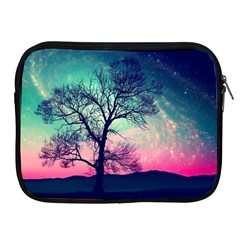 Tree Abstract Field Galaxy Night Nature Apple Ipad 2/3/4 Zipper Cases by uniart180623