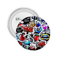 Graffiti Art Cartoon Comic 2 25  Buttons by uniart180623