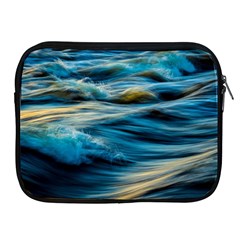 Waves Abstract Apple Ipad 2/3/4 Zipper Cases by uniart180623