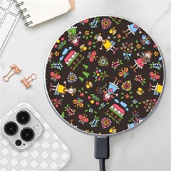 Cartoon Texture Wireless Fast Charger(white) by uniart180623