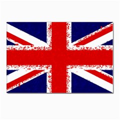 Union Jack London Flag Uk Postcard 4 x 6  (pkg Of 10) by Celenk