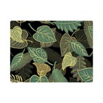 Autumn Fallen Leaves Dried Leaves Premium Plush Fleece Blanket (Mini) 35 x27  Blanket Front