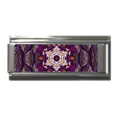 Rosette Kaleidoscope Mosaic Abstract Background Art Superlink Italian Charm (9mm) by Simbadda