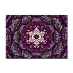 Rosette Kaleidoscope Mosaic Abstract Background Art Sticker A4 (100 Pack) by Simbadda