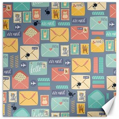 Pattern Postal Stationery Canvas 12  X 12  by Simbadda