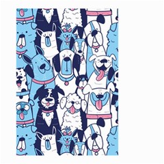 Dogs Seamless Pattern Small Garden Flag (two Sides) by Simbadda