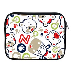 Animals Pattern Apple Ipad 2/3/4 Zipper Cases by Simbadda