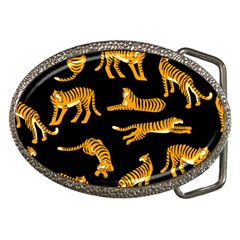 Seamless Exotic Pattern With Tigers Belt Buckles by Simbadda