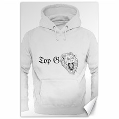 (2)dx Hoodie  Canvas 24  X 36  by Alldesigners