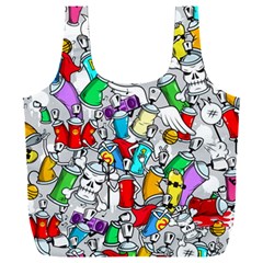 Graffiti Characters Seamless Pattern Full Print Recycle Bag (xxxl) by Simbadda