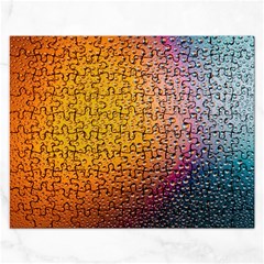 Rain Drop Abstract Design Rectangular Jigsaw Puzzl by Excel