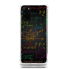 Mathematical-colorful-formulas-drawn-by-hand-black-chalkboard Samsung Galaxy S20plus 6 7 Inch Tpu Uv Case by Simbadda