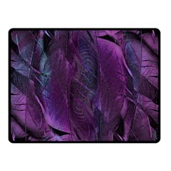 Feather Pattern Texture Form Two Sides Fleece Blanket (small) by Grandong