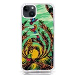 Monkey Tiger Bird Parrot Forest Jungle Style iPhone 14 Plus TPU UV Print Case Front