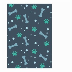 Bons Foot Prints Pattern Background Small Garden Flag (two Sides) by Bangk1t