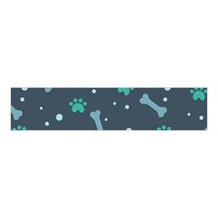 Bons Foot Prints Pattern Background Velvet Scrunchie by Bangk1t