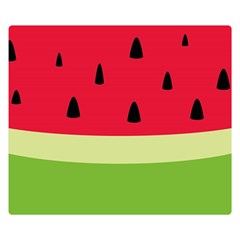 Watermelon Fruit Food Healthy Vitamins Nutrition Premium Plush Fleece Blanket (small) by pakminggu